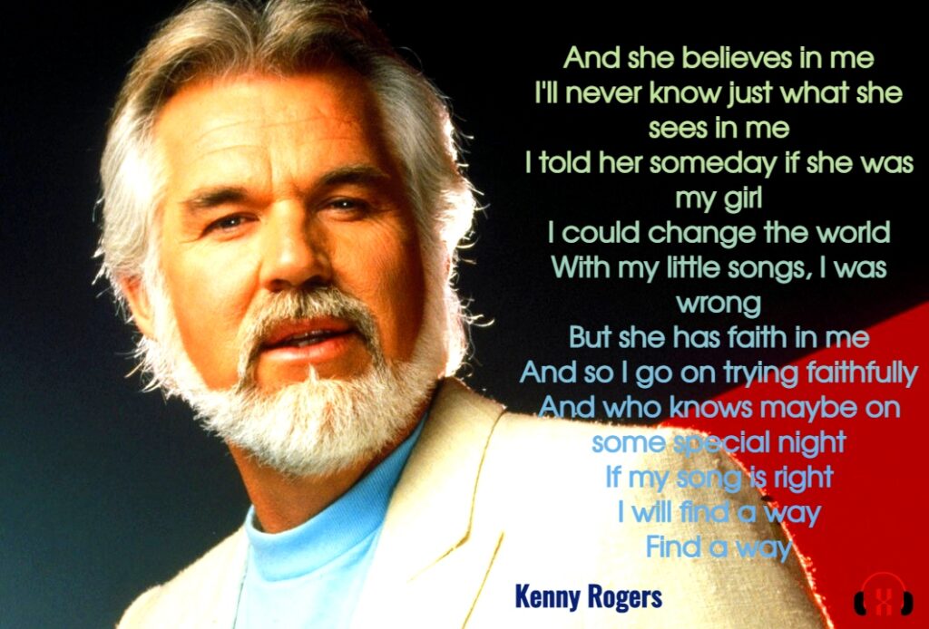 kenny rogers she believes me