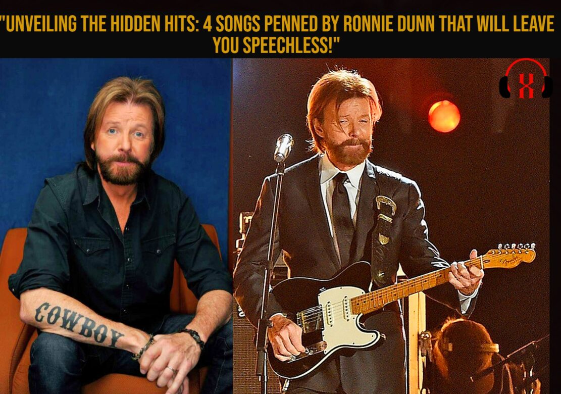 Ronnie Dunn "Unveiling the Hidden Hits: 4 Songs Penned by Ronnie Dunn that Will Leave You Speechless!"