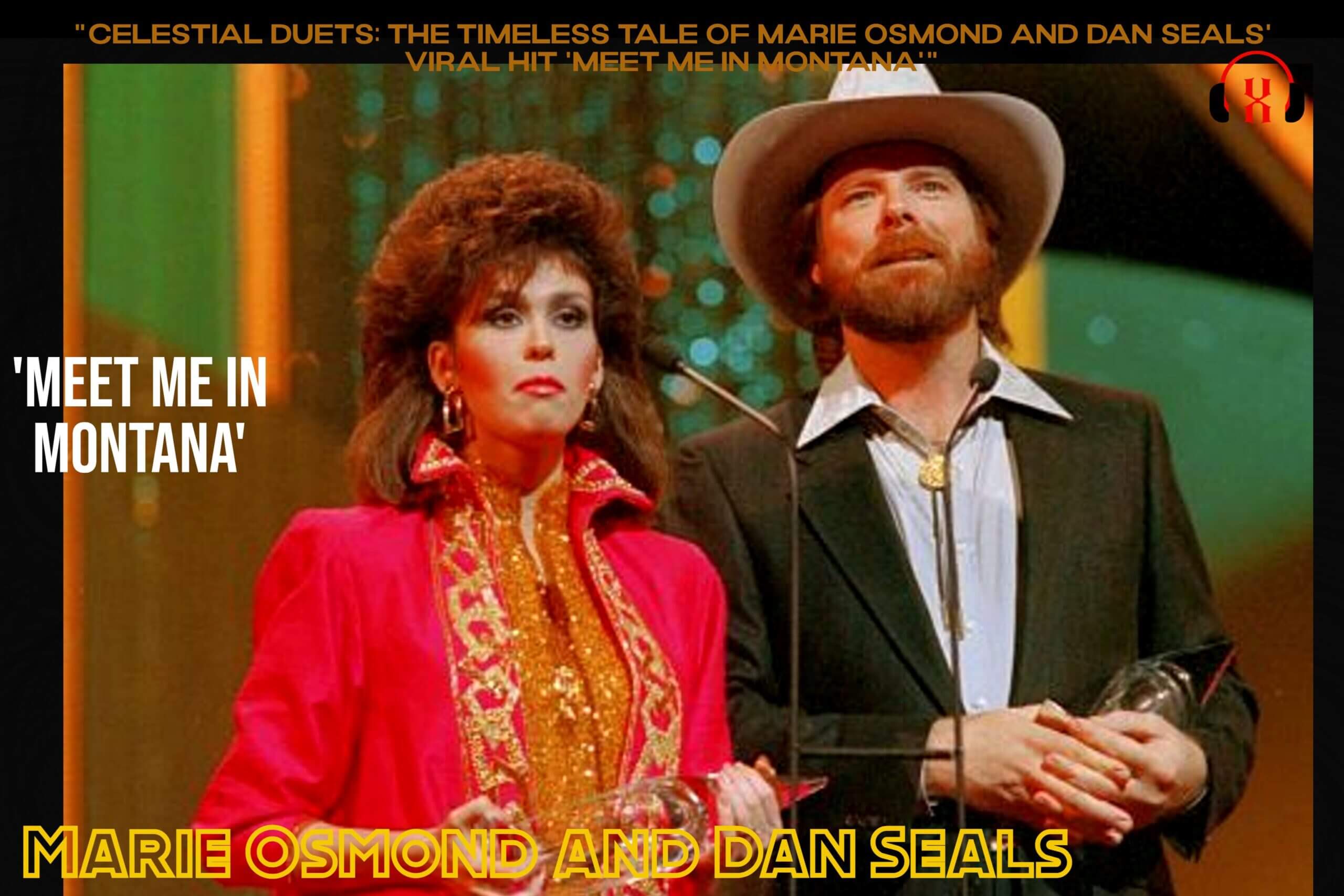 “Celestial Duets: The Timeless Tale of Marie Osmond and Dan Seals’ Viral Hit ‘Meet Me In Montana'”