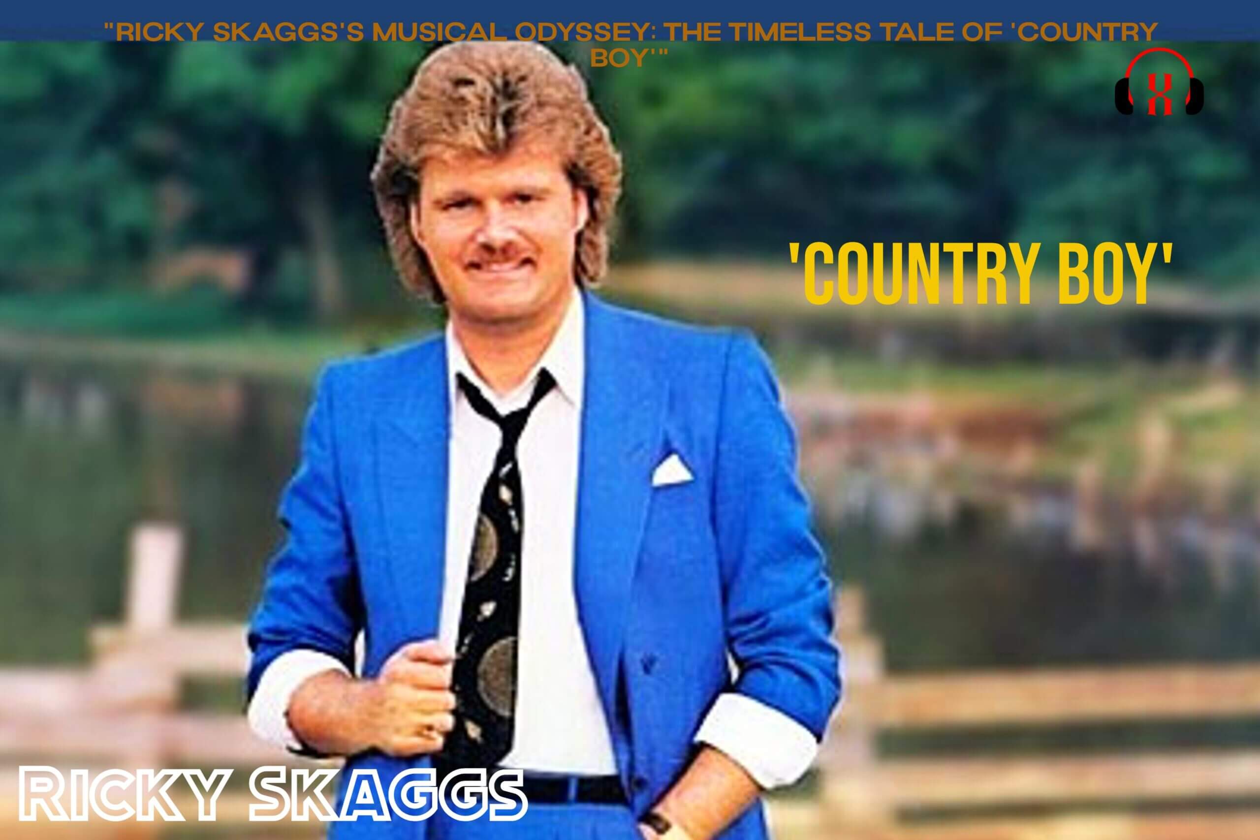 “Ricky Skaggs’s Musical Odyssey: The Timeless Tale of ‘Country Boy'”