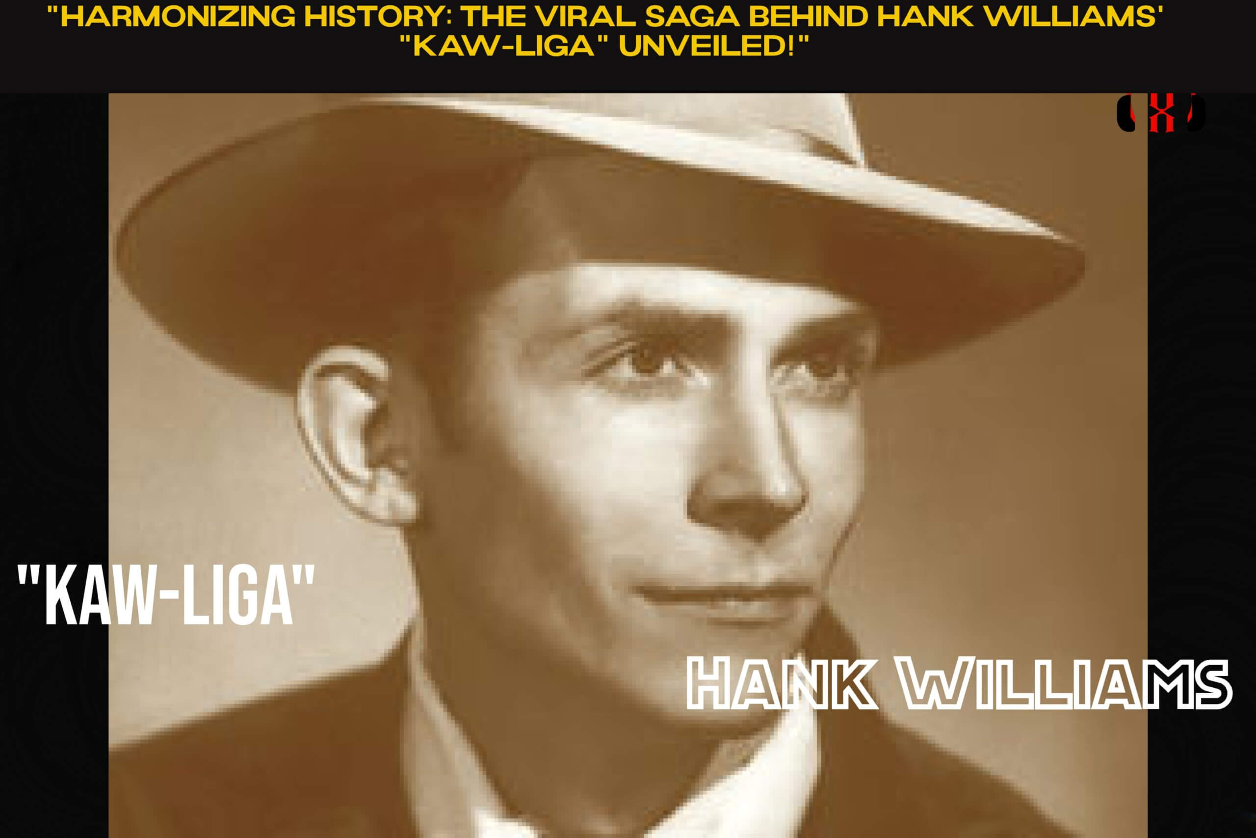 “Harmonizing History: The Viral Saga Behind Hank Williams’ “Kaw-Liga” Unveiled!”
